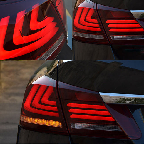 LED Taillights For 2013-2015 Honda Accord W/Sequential Turn Signals DC Prestige