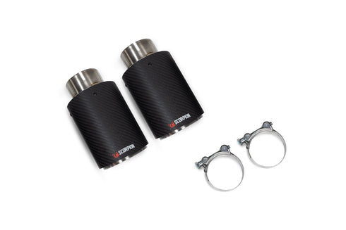 Scorpion Twin 100mm carbon fibre Ascari Trims - All Makes Acari Upgrade Kit