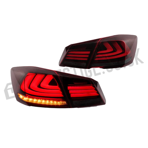 LED Taillights For 2013-2015 Honda Accord W/Sequential Turn Signals DC Prestige
