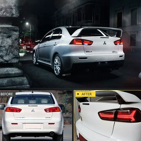 LED Taillights For 2008-2017 Mitsubishi Lancer Rear Lights Assembly DC Prestige