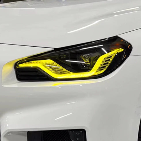 BMW M2 CSL YELLOW DAYTIME RUNNING LIGHTS LED MODULE SET | G87 DC Prestige