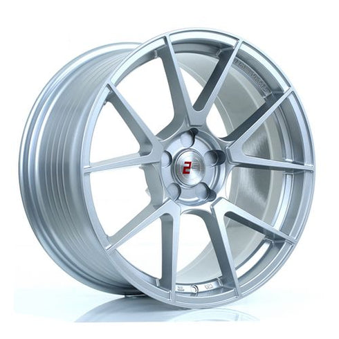 2FORGE ZF6 Alloy Wheel Crystal Silver 2Forge
