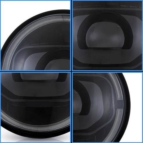 LED Headlights For Jeep Wrangler JK 2007-2017 Third Generation DC Prestige