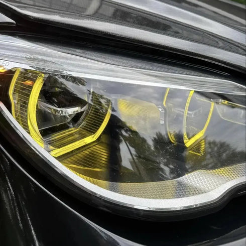 Black BMW 6 SERIES CSL YELLOW DAYTIME RUNNING LIGHTS LED MODULE SET | F06 | F12 | F13 | (LCI)