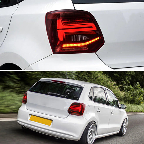 LED Tail lights For Polo MK5 2009-2017 Turn Signal with Sequential indicators DC Prestige