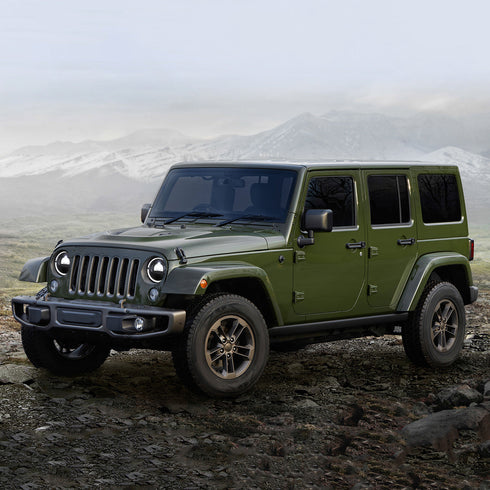 LED Headlights For Jeep Wrangler JK 2007-2017 Third Generation DC Prestige