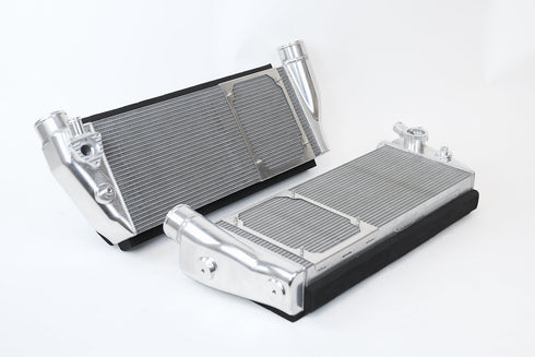 Ferrari 488 / Pista / F8 Twin Intercooler Set - Raw Billet