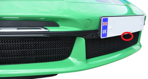 Zunsport Porsche 992 Turbo S - Front Grille Set with Front Driving Camera Zunsport