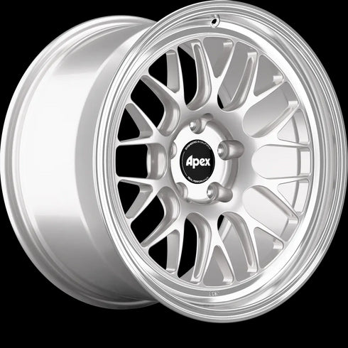 Apex ML-10RT Forged Touring Line Wheels Race Silver With Machined Lip Apex