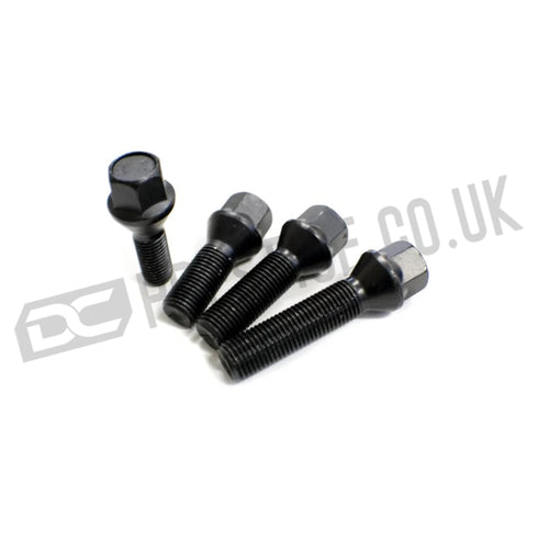Bimecc Steel Wheel Bolts (Black) Tapered - Audi TTRS Quattro 8J/8S (10pcs) Bimecc