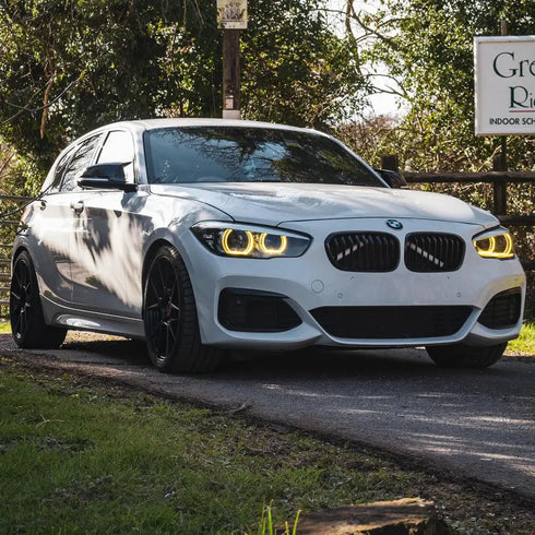 White 1 SERIES YELLOW DAYTIME RUNNING LIGHTS LED MODULE SET (LCI)