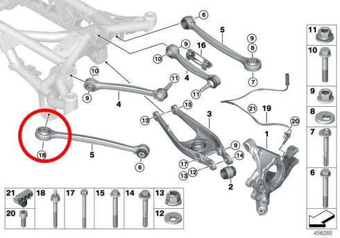 Millway Motorsport Rear Trailing Arm Uniball Inner Bushing (F8X/G8X M2/M3/M4) Millway Motorsport