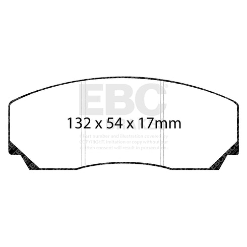 EBC Yellowstuff Apollo-4 300/330/355mm Big Brake Kit Replacement Brake Pads DP4002R EBC Brakes