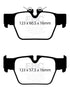 EBC Yellowstuff Rear Brake Pads BMW F40 M135i, F44 M235i, F39 X2 M35i & more DP42394R EBC Brakes