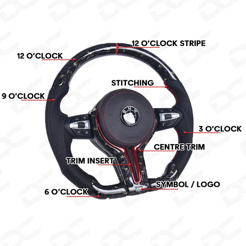 CUSTOMISABLE F CHASSIS STEERING WHEEL (MADE TO ORDER) - D&C Prestige Online LTD