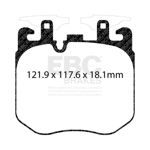 EBC BMW G Series Yellowstuff Front Brake Pads (G20/G22/G30/G32/G42/G01 & more) EBC Brakes