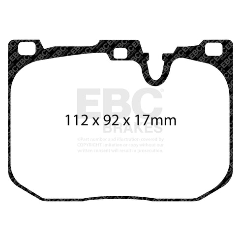 EBC BMW RP-X Racing Front Brake Pads For BMW F Series M Vehicles & M Lites DP82130RPX EBC Brakes