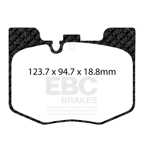 EBC Toyota Supra GR RP-X Track & Race Front Brake Pads (A90) EBC Brakes