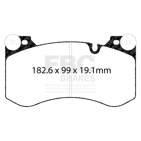 EBC Racing BMW G80/G81 M3, G82/G83 M4 & G87 M2 RP-X Front Brake Pads DP82454RPX EBC Brakes