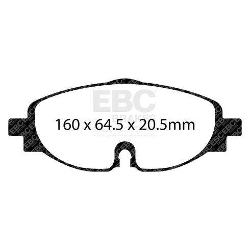 EBC Volkswagen Golf GTI Redstuff Front Brake Pads DP32150C (Mk7) EBC Brakes