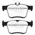 EBC Volkswagen Golf GTI Yellowstuff Rear Brake Pads DP42153R (Mk7) EBC Brakes