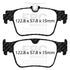 EBC Volkswagen Golf R/GTI Yellowstuff 4000 Series Rear Brake Pads DP42438R (Mk8) EBC Brakes