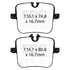 EBC Yellowstuff Rear Brake Pads For BMW F90 M5, F92 M8, F95 X5M & F96 X6M DP42320R EBC Brakes