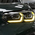 BMW X3M | X4M | CSL YELLOW DAYTIME RUNNING LIGHTS LED MODULE SET | F97 | F98 | LASER DC Prestige