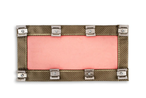 Funk Motorsport Clamp on Exhaust Heat Shield (Titanium or Carbon Fibre) Funk Motorsport