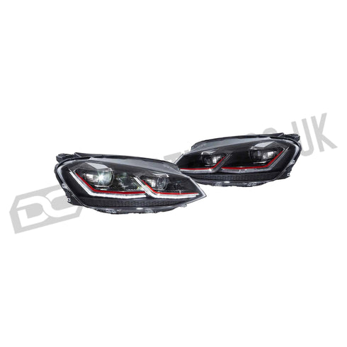 Full LED Headlights For 2015-2017 Golf MK7 Halogen Models (Europe is 2013-2016) DC Prestige