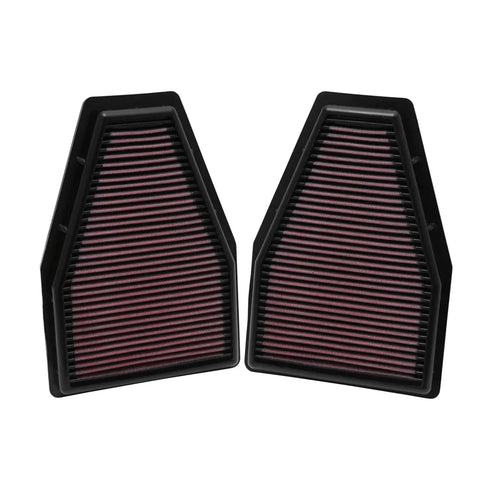 K&N Replacement Air Filters (Pair) For Porsche 911 3.8L H6 Petrol K&N