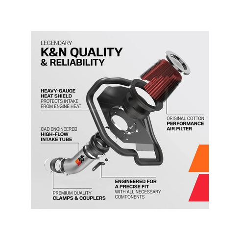 K&N BMW N55 Performance Air Intake System For BMW 335i & 435i (F30/F31/F32/F33) K&N