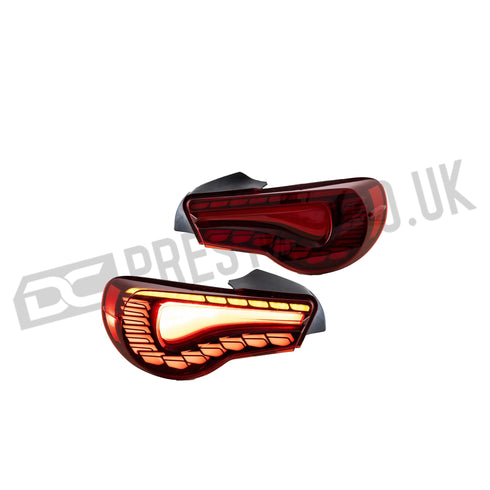 LED Tail Lights For 2012-2020 Toyota 86 GT86 & Subaru BRZ & Scion FRS Aftermarket Rear Lamps DC Prestige