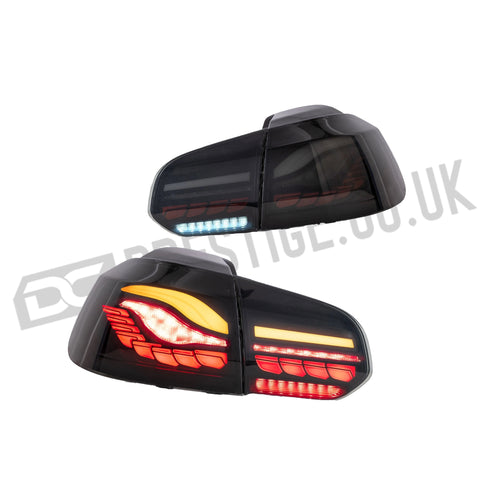 LED Tail lights For Golf 6 MK6 2009-2014 (Europe is 2008-2012) DC Prestige