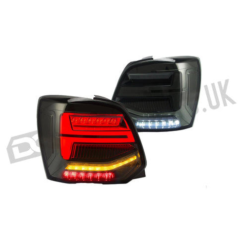 LED Tail lights For Polo MK5 2009-2017 Turn Signal with Sequential indicators DC Prestige