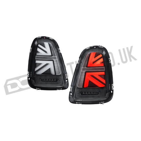LED Taillights For 2007-2013 Mini Cooper R56 R57 R58 R59 Union Jack Rear lamps DC Prestige