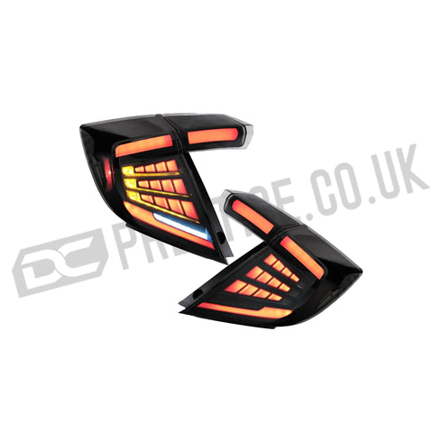 LED Taillights For 2016-2021 Honda Civic Hatchback(FK7) Type R(FK8) DC Prestige