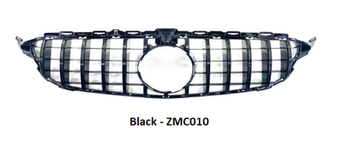 Zunsport Mercedes C Class W205 AMG GT-R Panamericana Style Front Grille (Without Camera Hole)