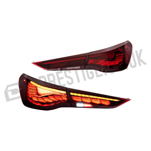 OLED Taillights For 2021-2024 Bmw 4-Series M4 I4 G22/G23/G26/G82/G83 DC Prestige