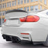 BMW M3 | M4 | CARBON FIBRE PSM STYLE 3PC REAR DIFFUSER | F80 | F82 | D&C Prestige Online LTD