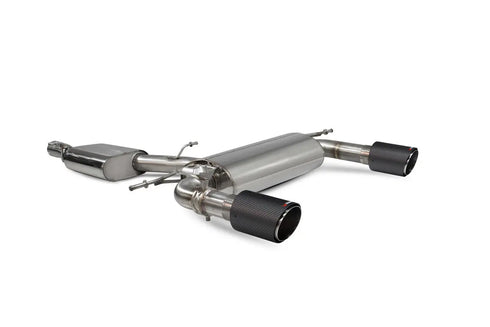 Scorpion Exhausts Resonated cat-back system with electronic valves Valved - TT MK3 2.0 TFSi Quattro Non GPF Model Only - 2014 - 2019 - SAU085CF Scorpion Exhausts