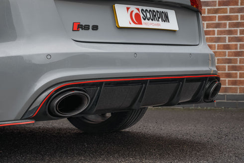 Scorpion 170 x 120mm Carbon Fibre Ascari RS Trims (pair) - Audi RS6 C7
