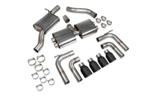 Scorpion Exhausts Resonated cat/gpf-back system without valves Non-valved S3 Saloon 8V 2013 - SAU097C Scorpion Exhausts