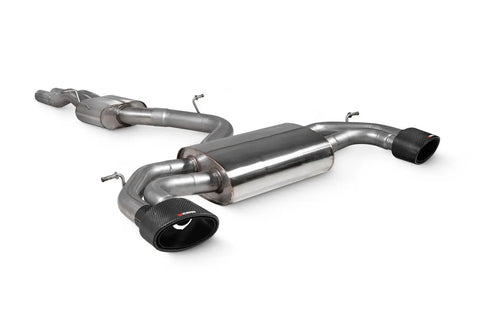 Scorpion Exhausts Resonated cat-back system without valves Non-valved RS3 8V Pre-Facelift 2015 - SAU107CF Scorpion Exhausts