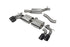 Scorpion Exhausts Resonated cat/gpf-back system with valves Valved S3 3-Door/Sportback 8V 2013 - SAU108CF Scorpion Exhausts