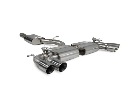 Scorpion Exhausts Resonated cat/gpf-back system & electronic valves Valved S3 3-Door/Sportback 8V 2013 - SAU108 Scorpion Exhausts