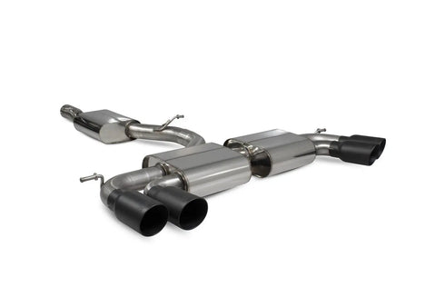 Scorpion Exhausts Resonated cat/gpf-back system without valves Non-valved S3 3-Door/Sportback 8V 2013 - SAU109C Scorpion Exhausts