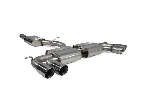 Scorpion Exhausts Resonated cat/gpf-back system without valves Non-valved S3 3-Door/Sportsback 8V 2013 - SAU109 Scorpion Exhausts