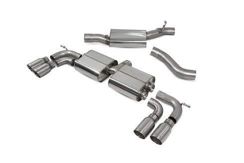 Scorpion Exhausts Resonated cat/gpf-back system without valves Non-valved S3 3-Door/Sportsback 8V 2013 - SAU109 Scorpion Exhausts