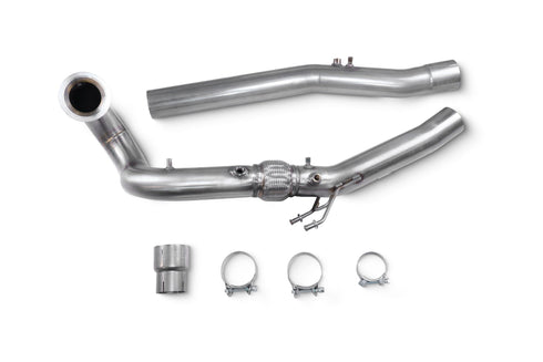 Scorpion De-cat Turbo Downpipe - VAG Audi S3 8Y Sportback & Saloon, VW Golf MK8 R, Audi SQ2, Cupra Formentor 2.0 TSI 4Drive